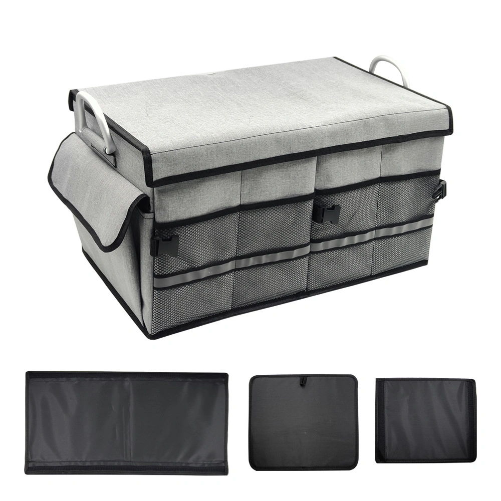 Golf Box Large Capacity Greatbuy Collapsible Black Adjustable Backseat Storage Locker Luxury Smart Bag Mat Car Trunk Organizer