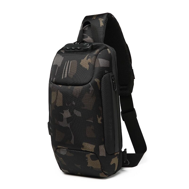 Lock Backpack Anti-Theft Sling Shoulder Bag